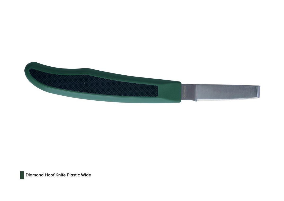 Diamond Hoof Knife Plastic Wide